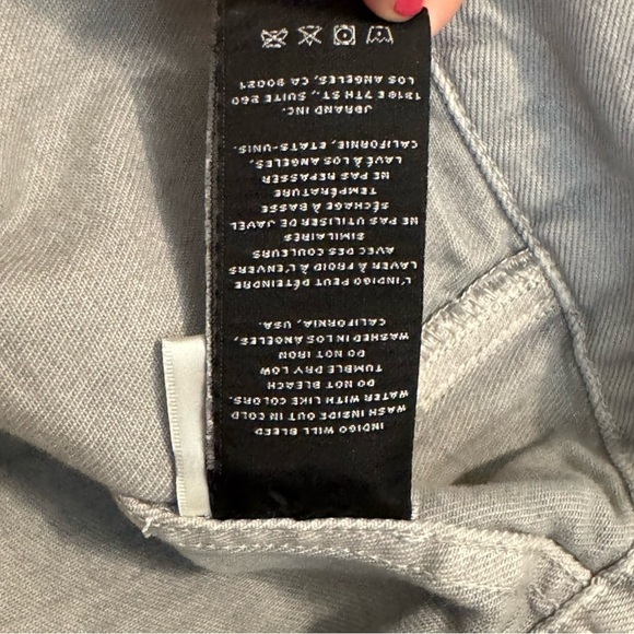 Men's J Brand Gray Heavy Greywash Denim Jacket Classic Design - Picture 8 of 12